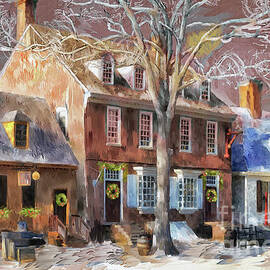 Christmas Morning In Colonial Willliamsburg by Lois Bryan