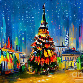 Christmas in the city by Viktor Birkus