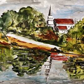 Church on the River by John Williams