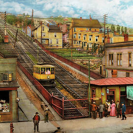 City - Duluth, MN - Seventh Ave West Incline 1908 by Mike Savad