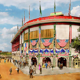 City - Pittsburgh, PA - Forbes field - Opening Day 1912 by Mike Savad