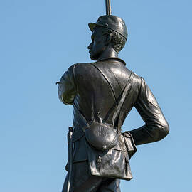 Civil War 11th Pennsylvania Infantryman Monument by Bob Phillips