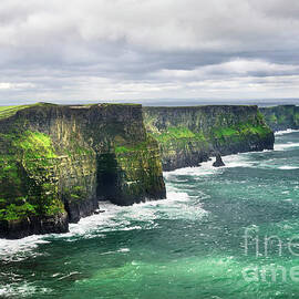 Cliffs of Moher in Ireland by Elena Elisseeva