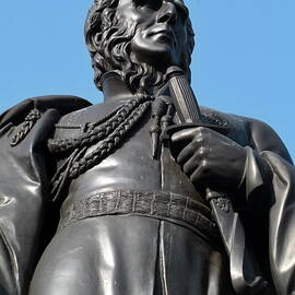 Close-up of Charles James Napier statue, Trafalgar Square, London. by Luigi Petro