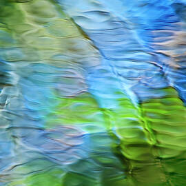 Coastline Mosaic Abstract Art by Christina Rollo