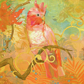 Cockatoo Perched by Evalia Designs