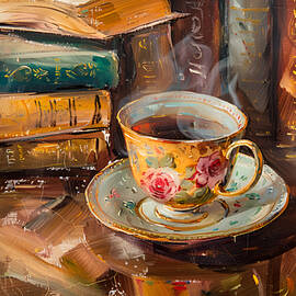 Coffee and Books by Trilby Cole