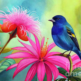 Colorful Birds V47 by Marty's Royal Art