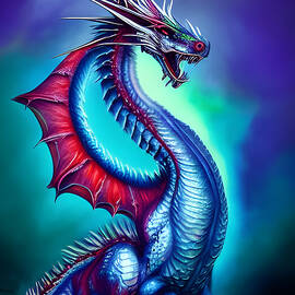 Colorful Dragon by Cindy's Creative Corner