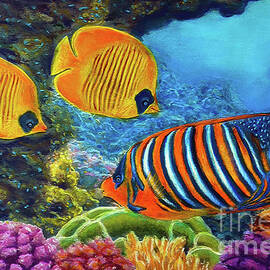 Colorful Fish Seascapes V2 by Marty's Royal Art
