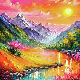 Colorful Landscapes V3 by Marty's Royal Art