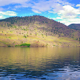 Colorful mountains Lake Chelan by Jeff Swan