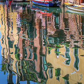 Colorful Reflections In Venice by Elvira Peretsman