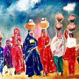 Colours at Rohi desert by Khalid Saeed