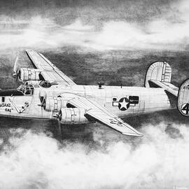 Consolidated B-24G Liberator by Douglas Castleman