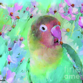 Conure in the Cosmos by Bunny Clarke