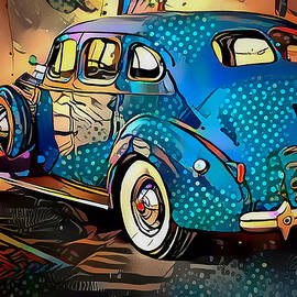 Cool Classic Car  by Debra Kewley