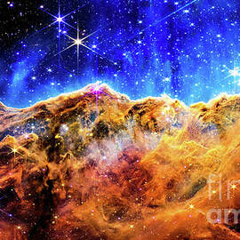 Cosmic Cliffs in the Carinae Nebula in High Definition    by M G Whittingham