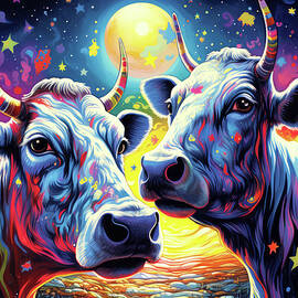 Cosmic Cows by Ron Weathers