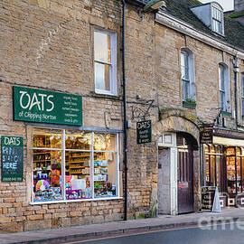 Cotswold Shops in Chipping Norton at Dusk by Tim Gainey