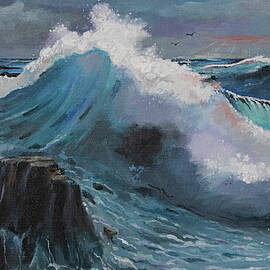 Crashing Waves by Bill Dunkley