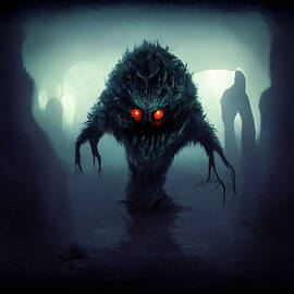 Creepy Monster 01 Dark Shadows by Matthias Hauser