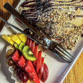 Crepes and Fruit-001-C by David Allen Pierson