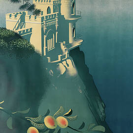 Crimea Castle Vintage Travel Poster by Vintage Travel Poster