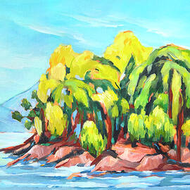 Croatian Landscape of Elafiti Islands by Danuta Antas Wozniewska