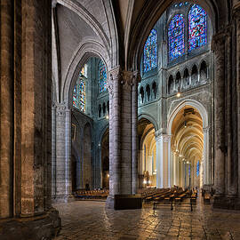 Crossing at Chartres Cathedral by Dave Koch