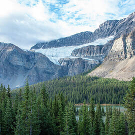 Crowfoot Glacier and Bow Lake - Banff National Park - Alberta - Canada by Bruce Friedman