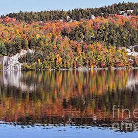 Crystal Lake Reflections, Vermont by Catherine Sherman