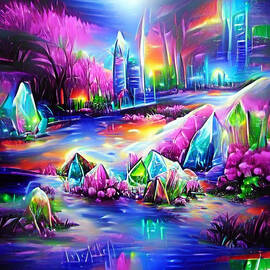 Crystal Landscape  by Cristi Sturgill
