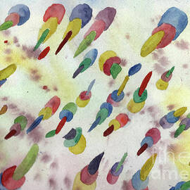 Flying Cones Three by L A Feldstein