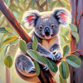 Cute Koala by Donna Kennedy