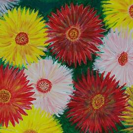 Daisy Flowers by Yuliya Milinska