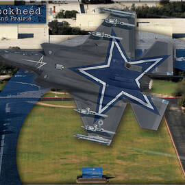 Dallas Cowboys F-35A by Custom Aviation Art