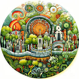 Daloria - Spring Mandala 5 by Sabantha