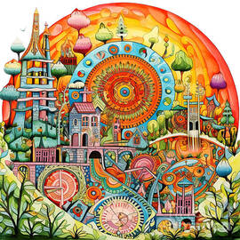 Daloria - Summer Mandala 3 by Sabantha