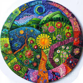 Daloria - Summer Mandala 7 by Sabantha