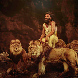 Daniel In The Lion's Den by Earl Ricks