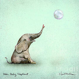 dear baby elephant... by Will Bullas