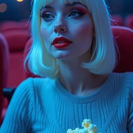 Debating if I throw my popcorn ..at the noisy pair talking in front of me    by TRACEY ANN TUOMEY