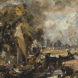 Dedham Lock 1819 by John Constable