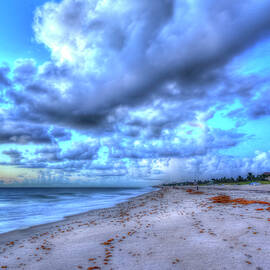 Delray Beach FL Atlantic Ocean Coast Sunrise Seascape Landscape Art by Reid Callaway