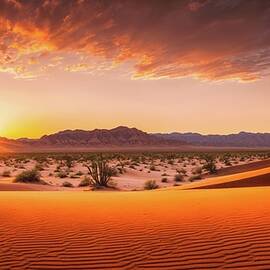 Desert's Golden Ode by Samuel HUYNH