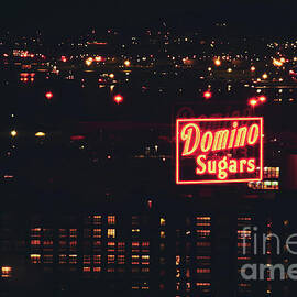 Domino Sugar Factory at Night by Noah Young
