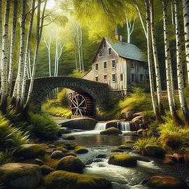 Down By the Old Mill Stream by Bill Cannon