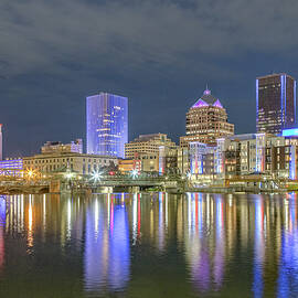 Downtown Rochester Skyline by Rod Best