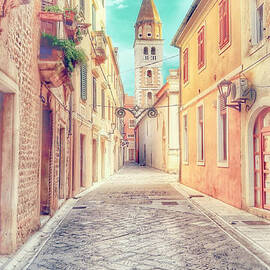 Downtown street Zadar. Travel Photography, Historical architecture by Antonia Surich